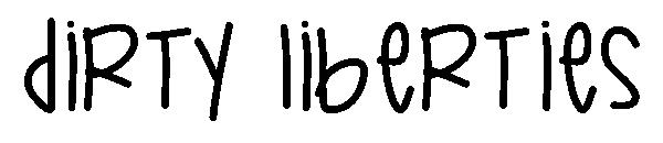 Dirty Liberties字体