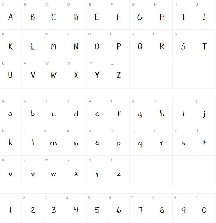 DJB Chalk It Up字体