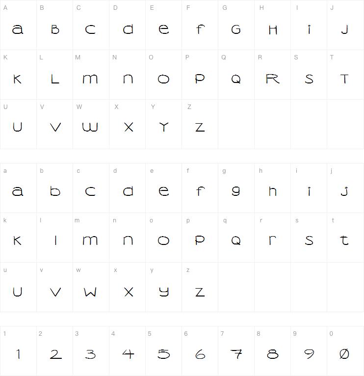 DJB Coffee Shoppe Venti字体