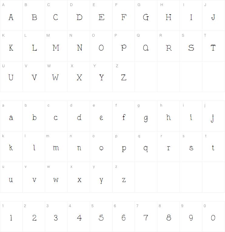 DJB Holly Typed字体