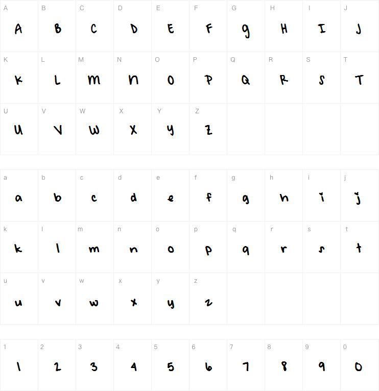 DJB Meet Me at My Locker字体