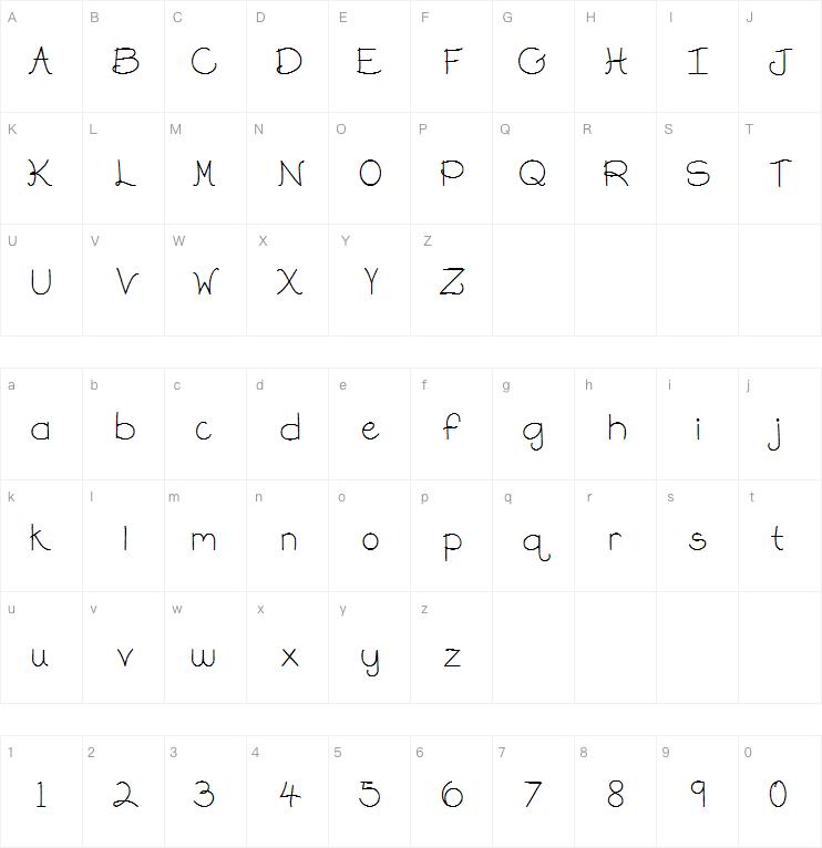 DJB On the Lighter Side字体