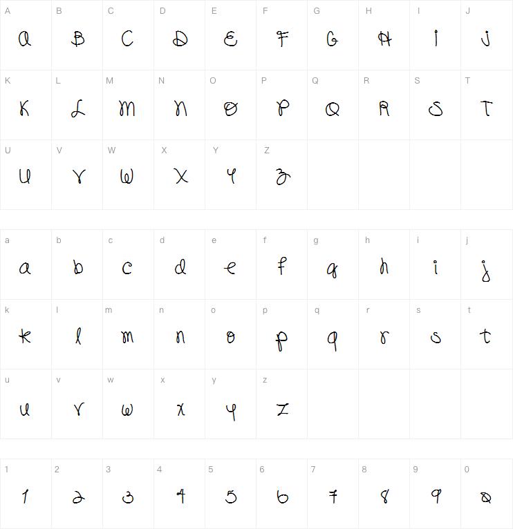 DJB Pookiedoo字体