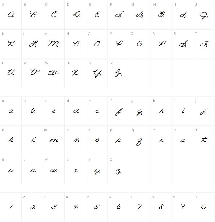 DJB Room Mother Script字体