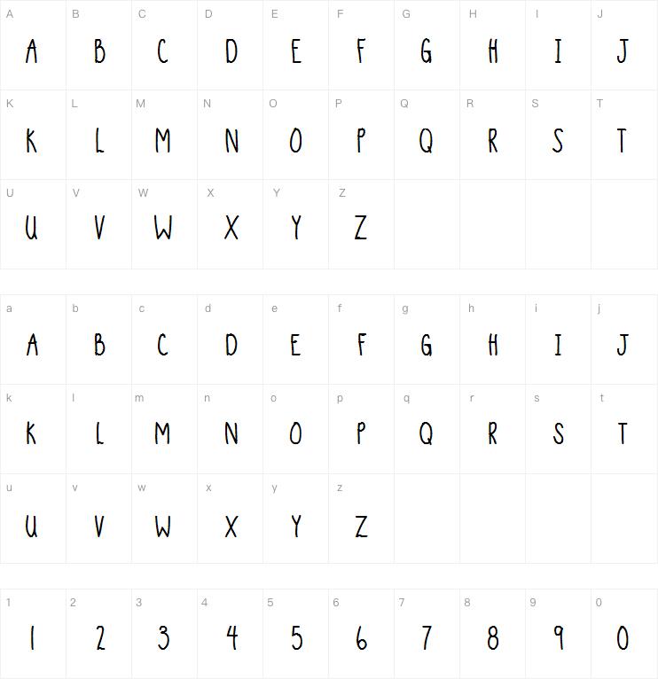 DJB Sand Shoes and a Fez字体