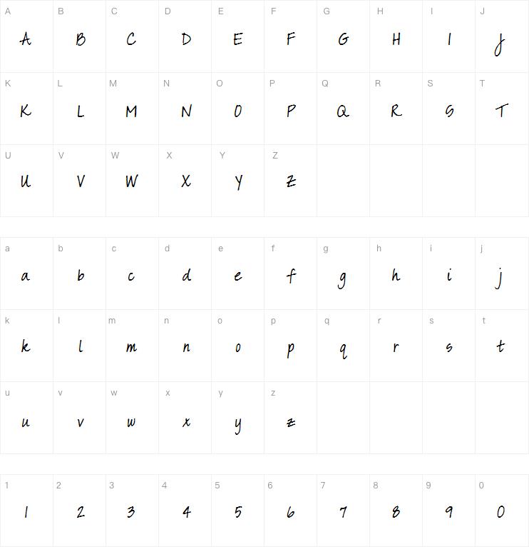 DJB Sarah Prints字体