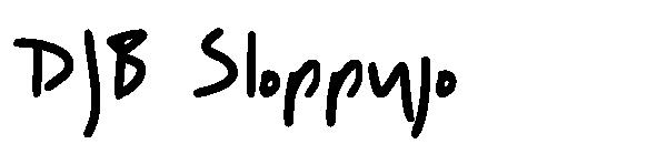 DJB Sloppyjo字体