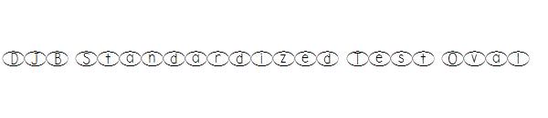 DJB Standardized Test Oval