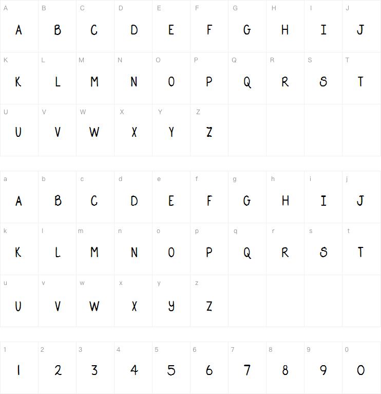 DJB Straight Up Now字体