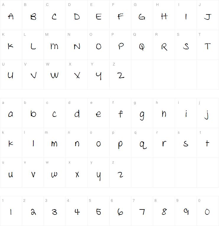 DJB The Cheerleader字体