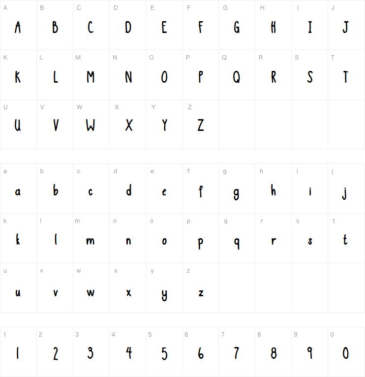 DJB This is Me字体