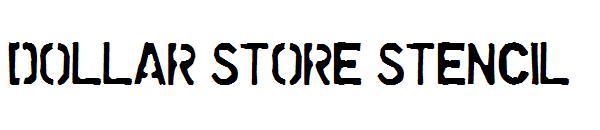 Dollar Store Stencil字体