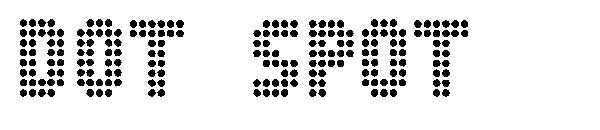 Dot Spot字体