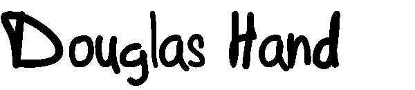 Douglas Hand字体