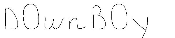DownBoy字体