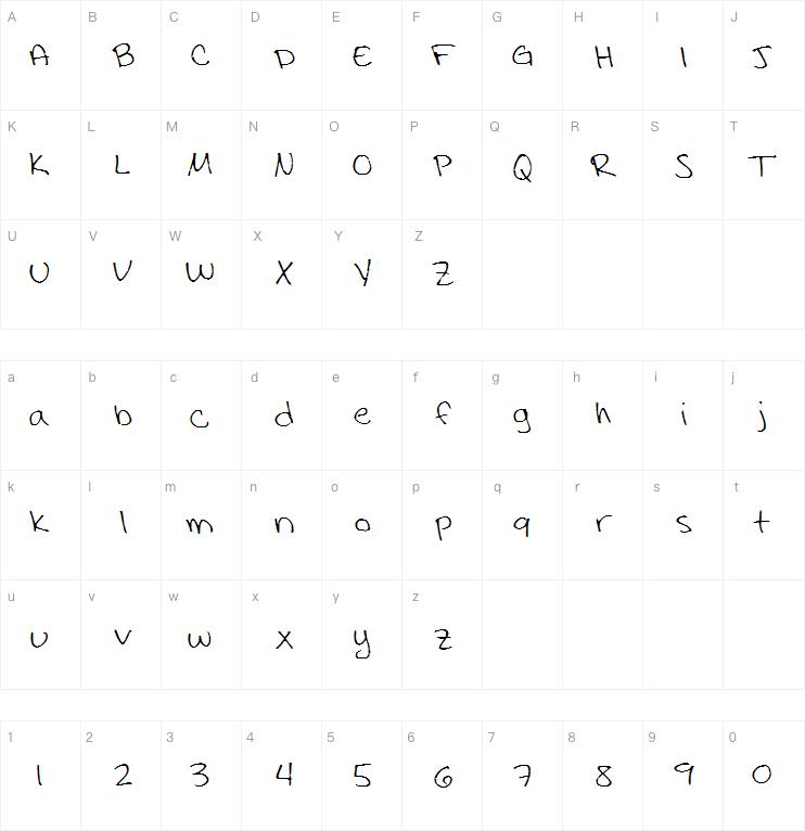 Drunk Sharpie Thin字体