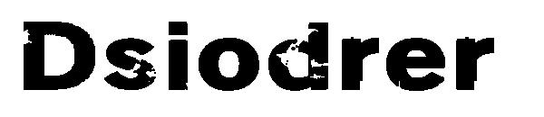 Dsiodrer字体