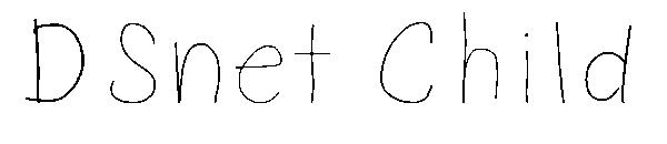 DSnet Child字体