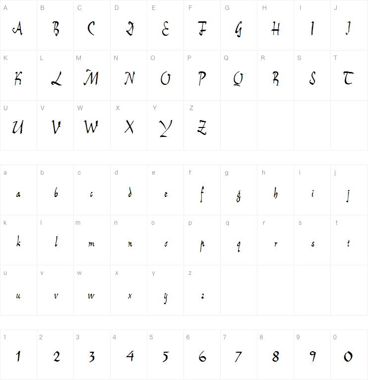 E-Brant Script字体
