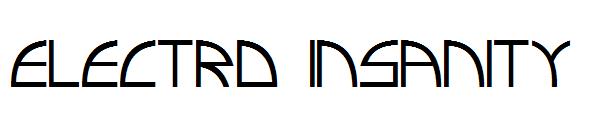 Electro Insanity字体
