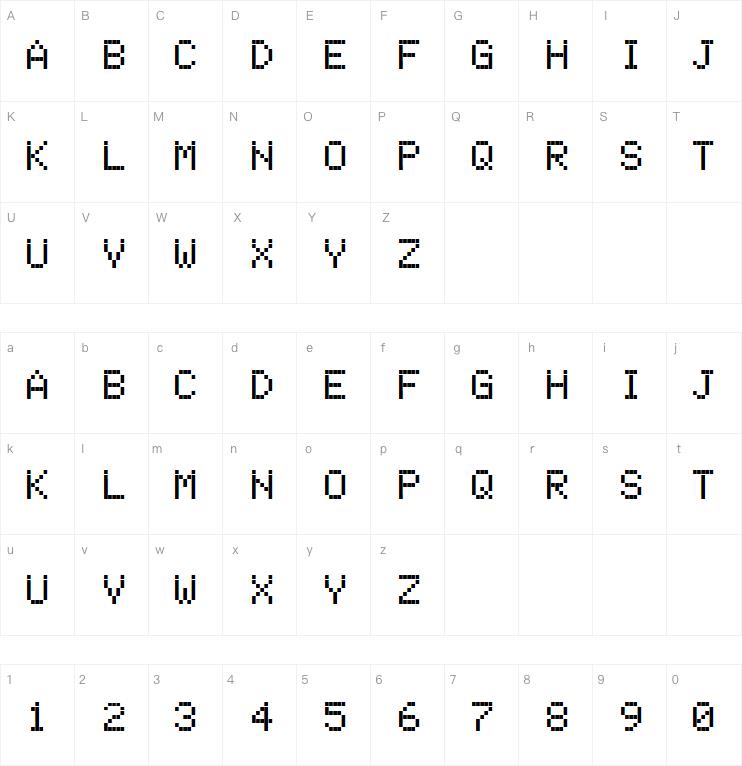 Electronic Highway Sign字体