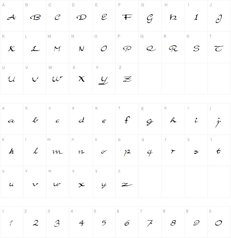Elegant Hand Script字体