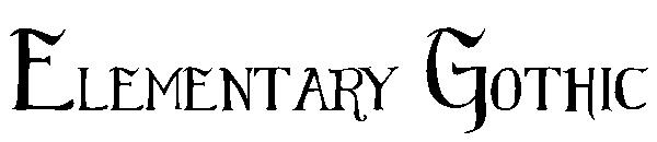 Elementary Gothic字体