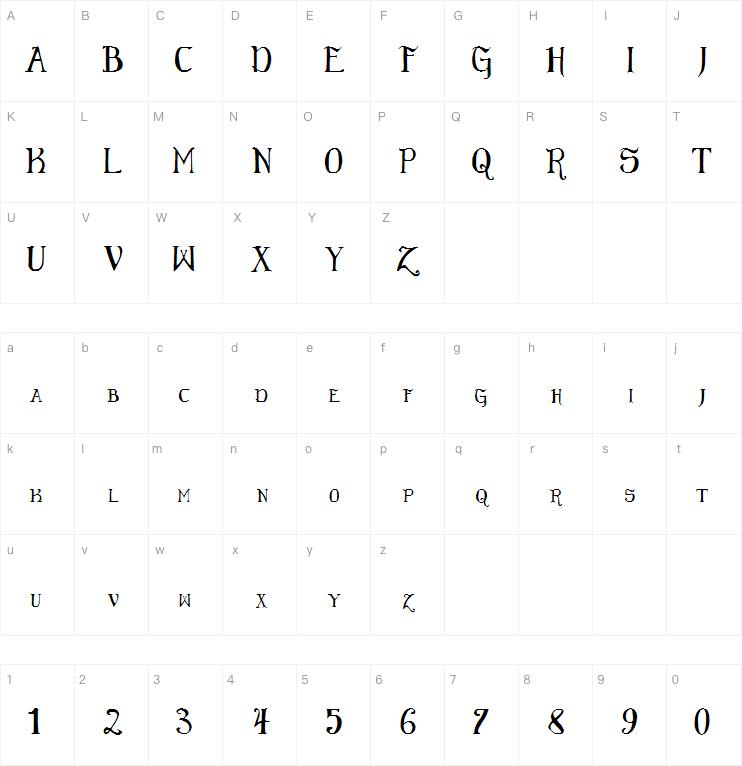 Elementary Gothic字体