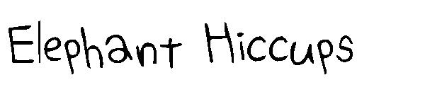Elephant Hiccups字体