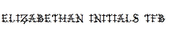 Elizabethan Initials TFB字体