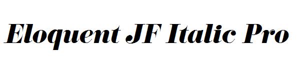 Eloquent JF Italic Pro字体