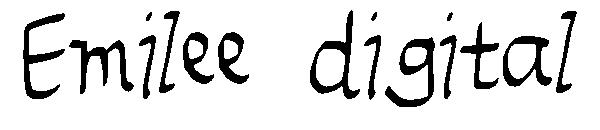 Emilee digital字体