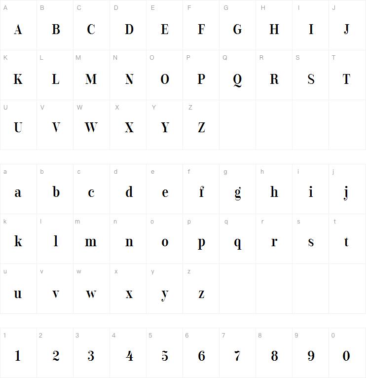 Encorpada Classic Condensed SemiBold字体