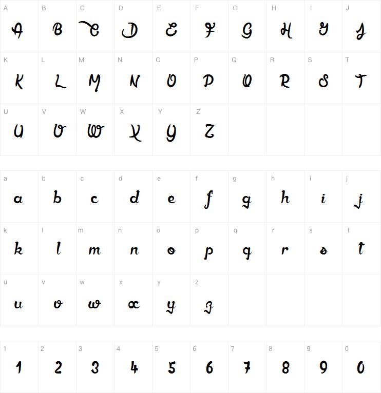 Ether Cute Poison字体