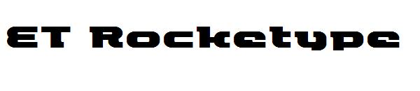 ET Rocketype字体