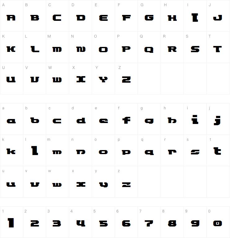 ET Rocketype字体