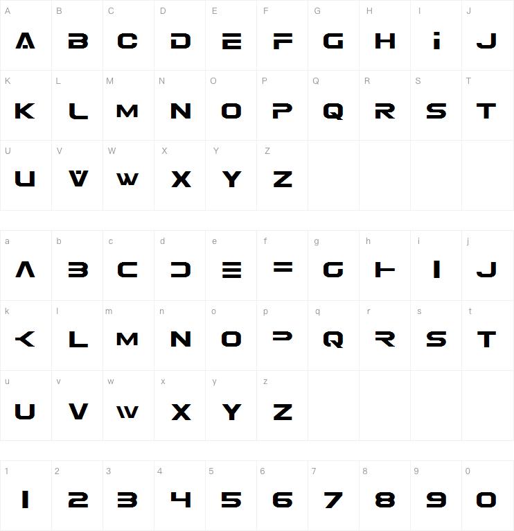 Eurofighter Expanded Expanded字体