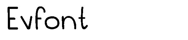 Evfont字体