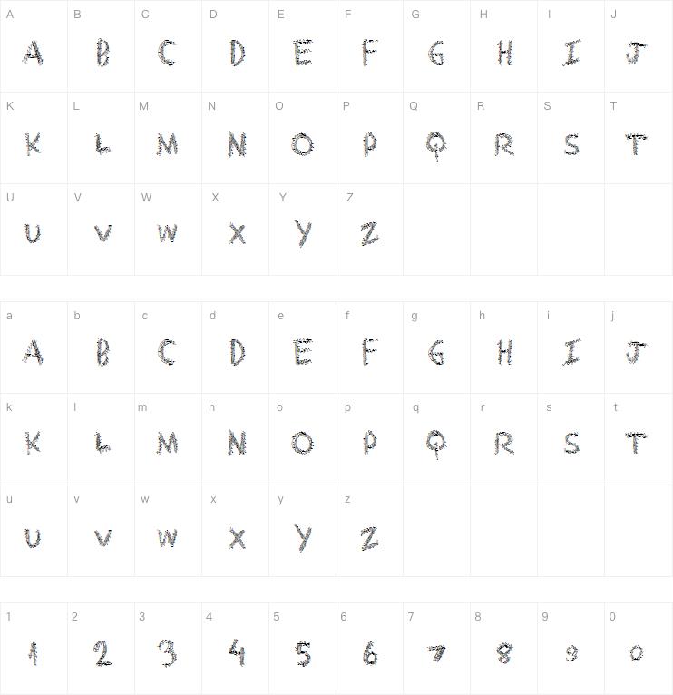 Extra String字体