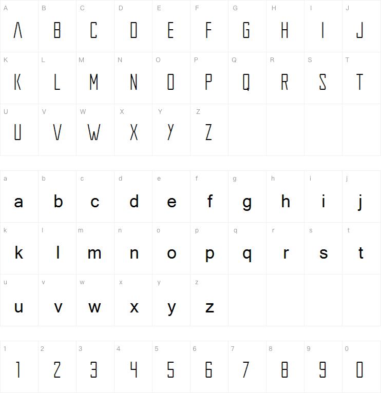 Extros Backstage字体