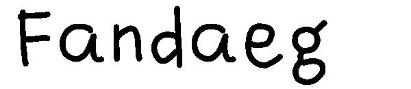 Fandaeg字体