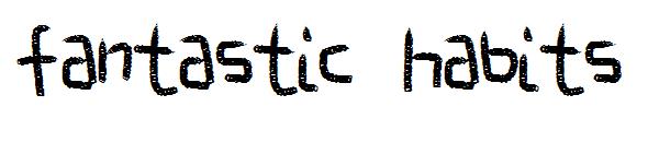 Fantastic Habits字体