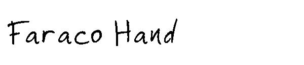 Faraco Hand字体