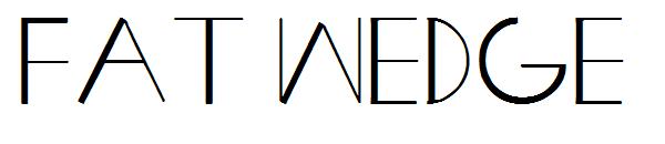 Fat Wedge字体