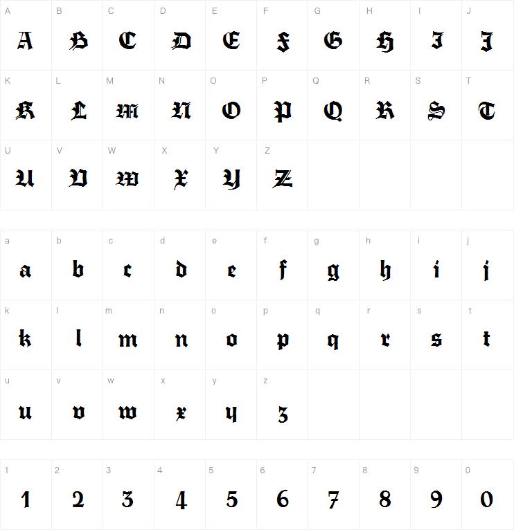 Fette Trump Deutsch字体