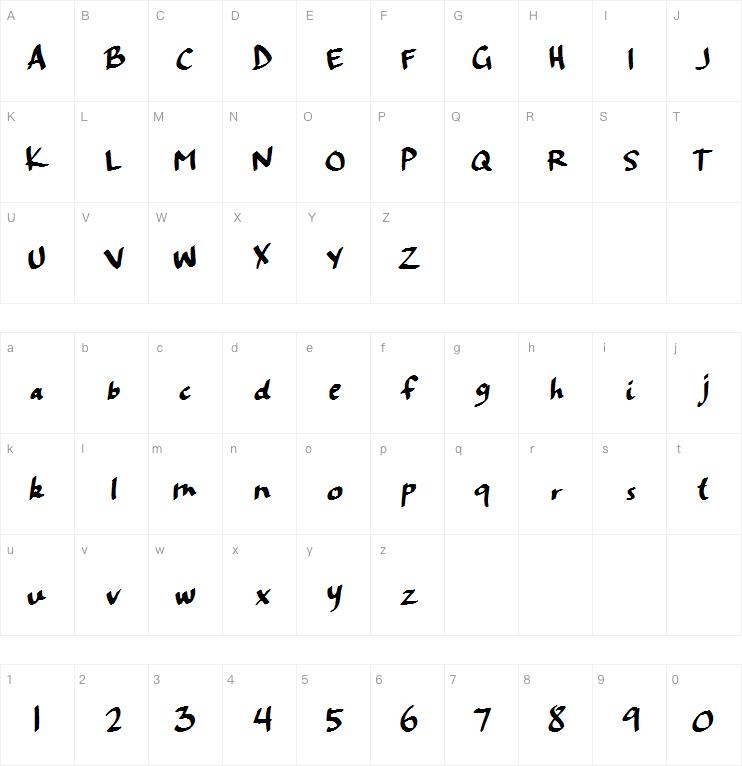 Fifty Shadows DT字体