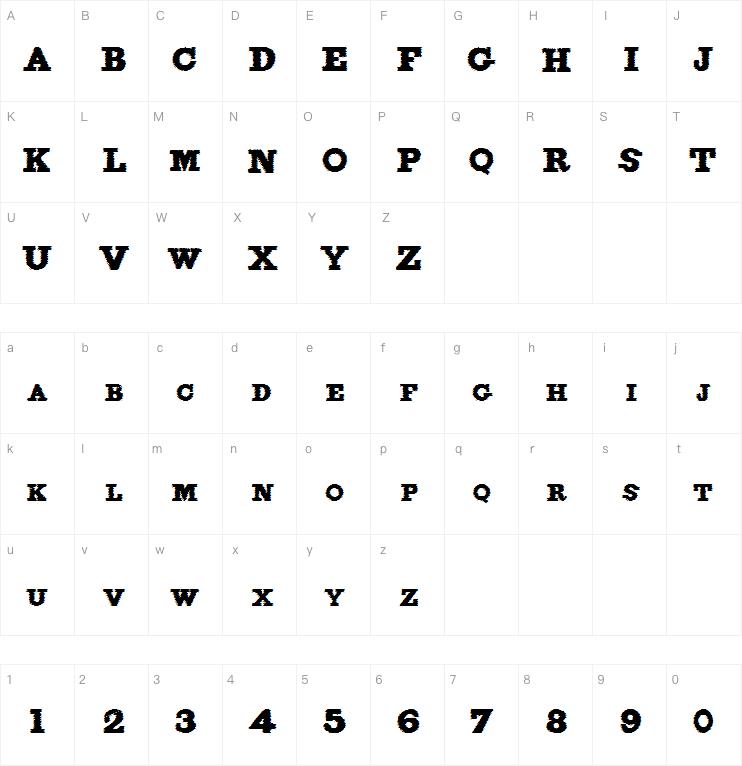 Figgins Brute Trash字体