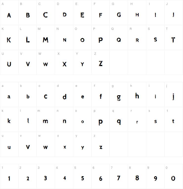 Final Relief字体
