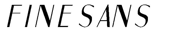 Fine Sans