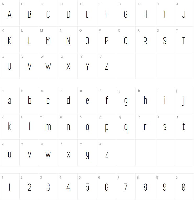 Finland Rounded Thin字体